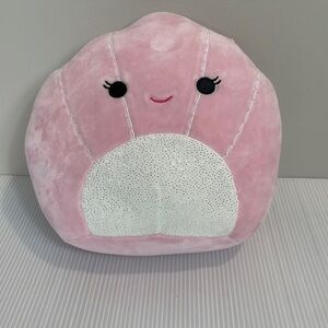 Squishmallow 8” Aicha the Pink Seashell clam stuffed plush toy